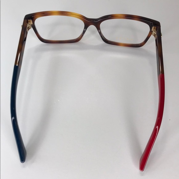 New Authentic - Gucci GG0168O 008 Rectangle Eyeglasses - Picture 8 of 16